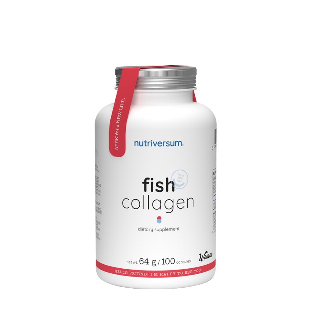 Nutriversum - Fish Collagen - 100 Caps – Nutriversum förpackning