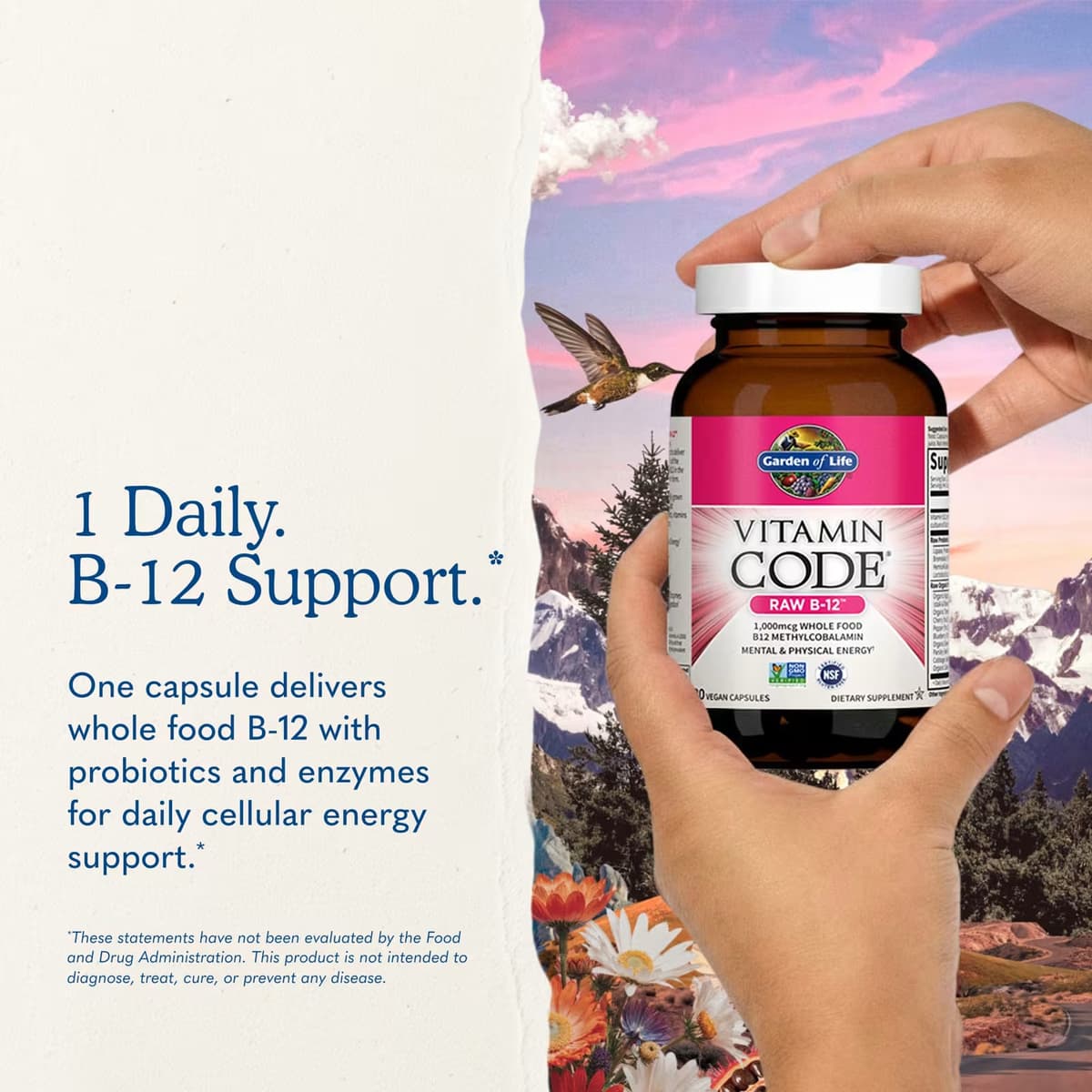 Garden Of Life - Vitamin Code - Raw B-12 - 30 Vcaps