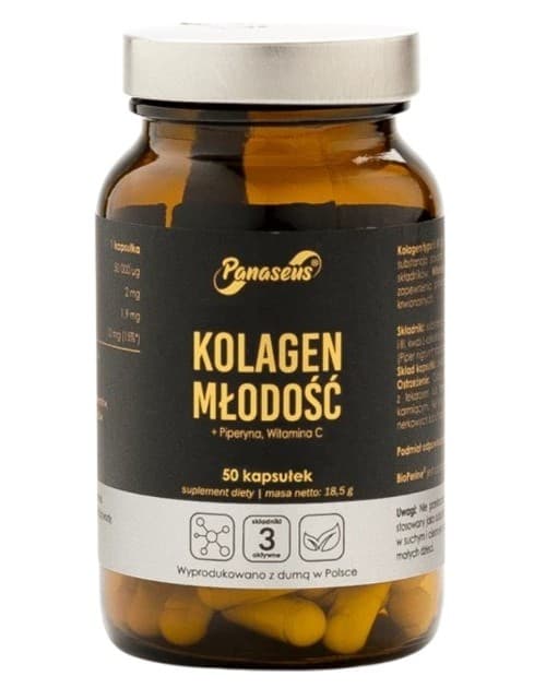Panaseus - Collagen Youth - 50 Caps – Panaseus förpackning