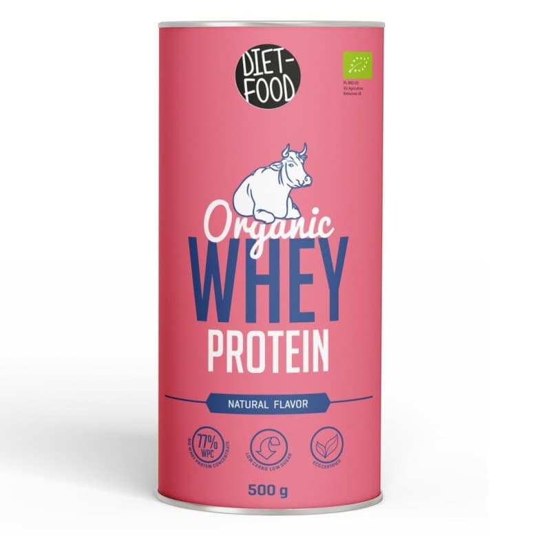 Diet-food - Organic Whey Protein - 500g – Diet-Food förpackning