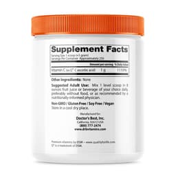 Doctor's Best - Pure Vitamin C Powder With Quali-C - 250g