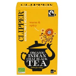 CLIPPER - Luomu intialainen chai-musta tee - 50 g (20 teepussia)