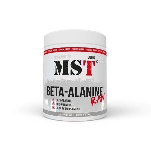 MST - Beta-alanin RAW - 500 g – MST förpackning