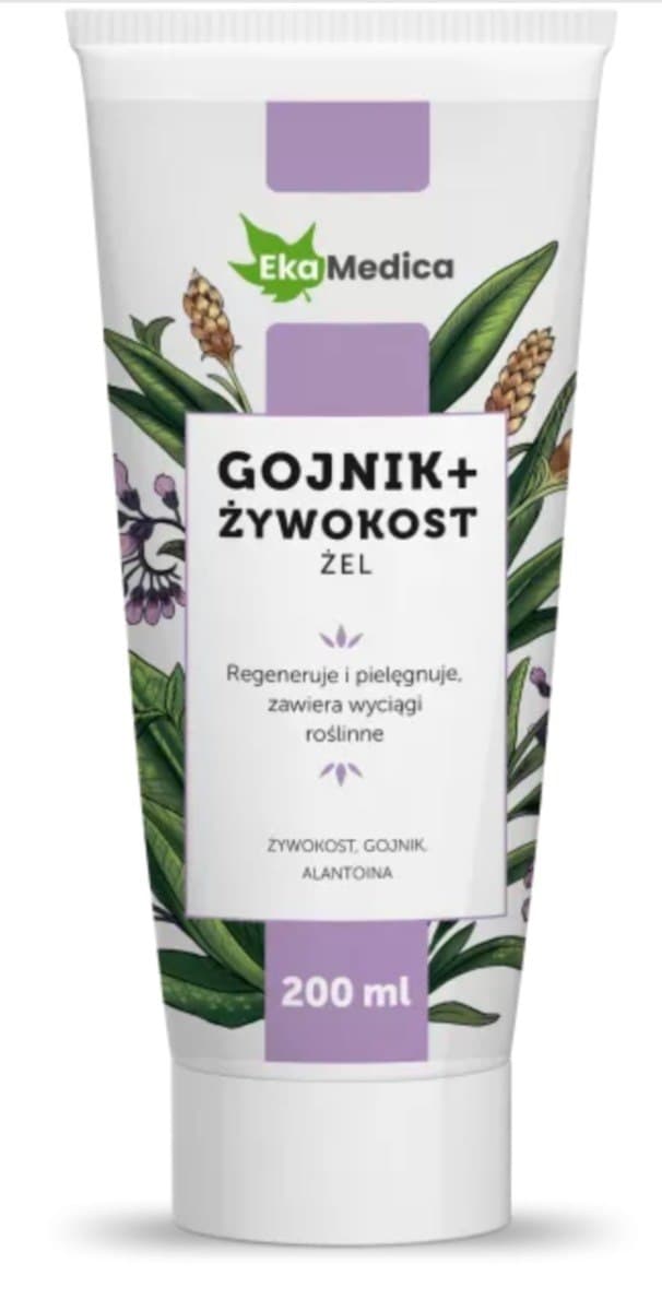 Eka Medica - Gojnik+ Liverwort Gel - 200 ml – Eka Medica förpackning
