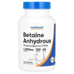 Nutricost - Betaine Anhydrous - 120 Caps