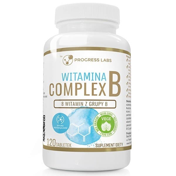 Progress Labs - Vitamin B Complex - 120 Tablets
