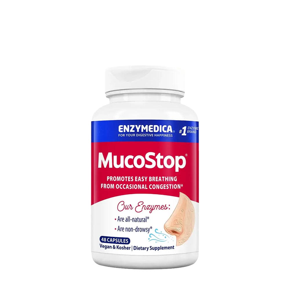 Enzymedica - Mucostop - Respiratory Support – Enzymedica förpackning