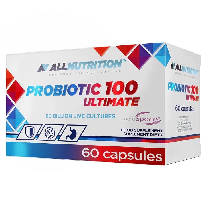 Allnutrition - Probiotic 100 Ultimate - 60 Caps – Allnutrition förpackning