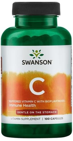 Swanson - Buffered Vitamin C With Bioflavonoids - 100 Caps