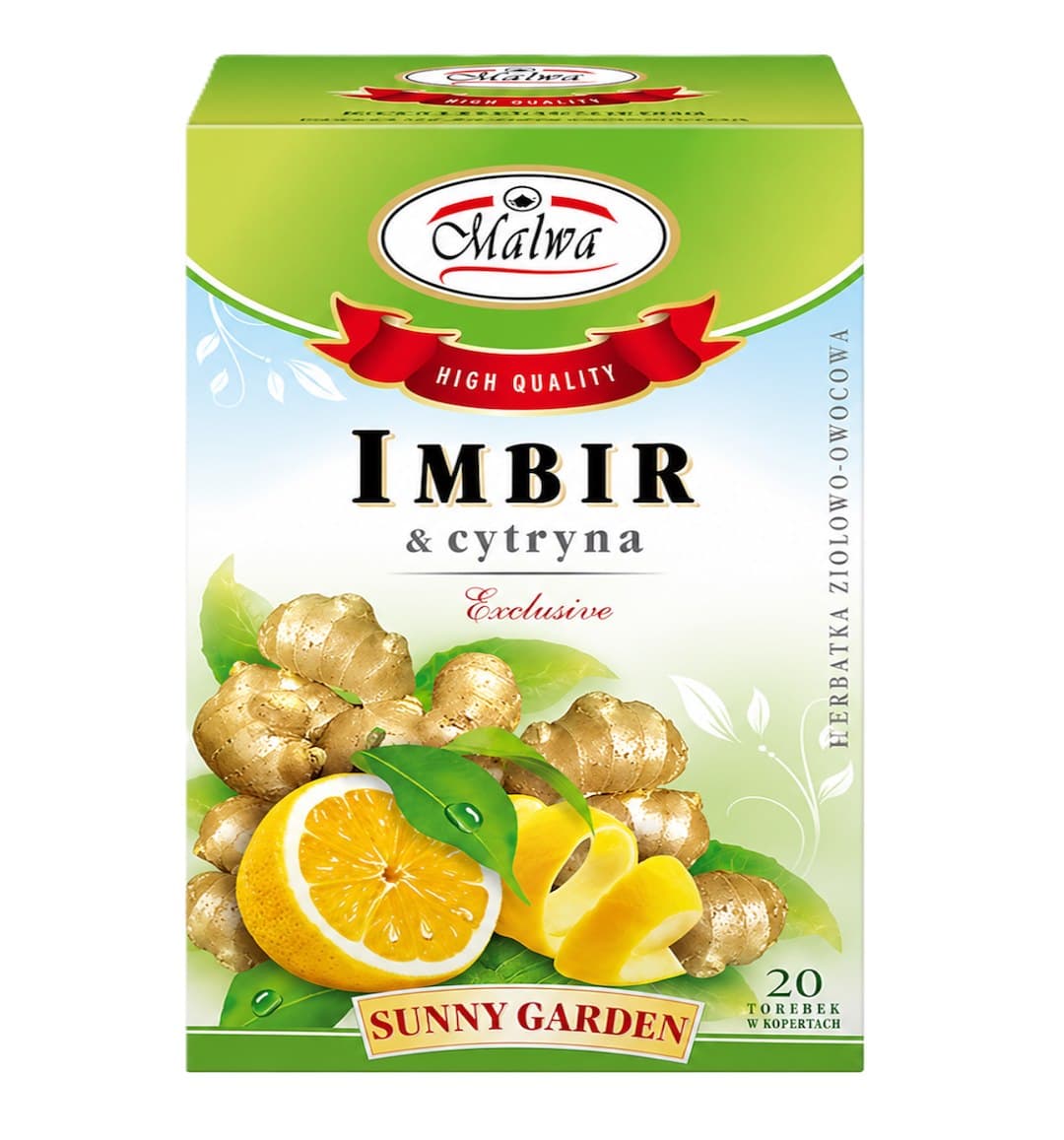 Malwa - Ginger & Lemon Tea 20 Sachets