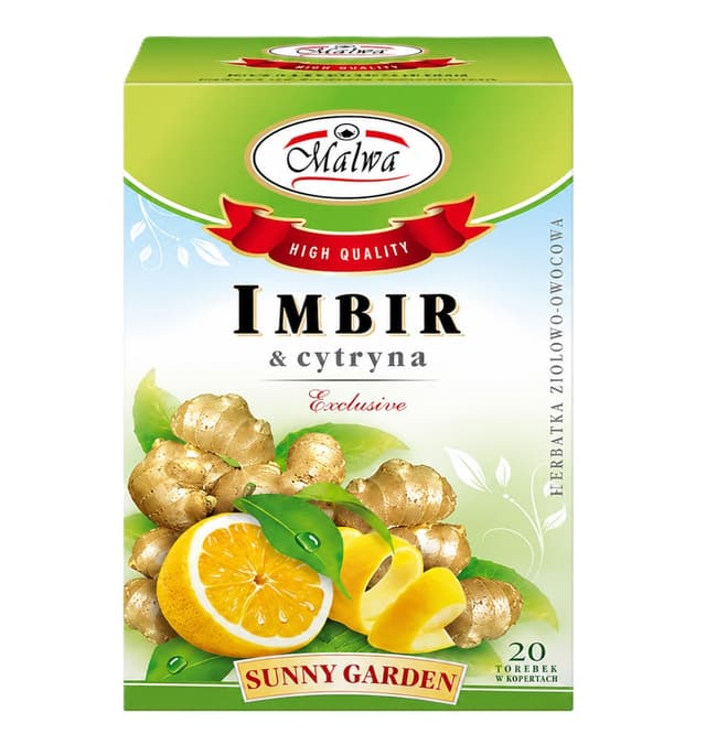 Malwa - Ginger & Lemon Tea 20 Sachets – Malwa