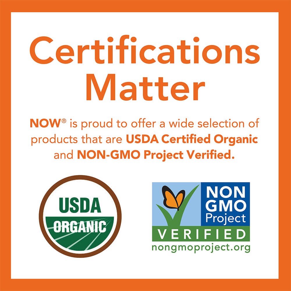 Now Foods - Fiber-3 Organic - 454g