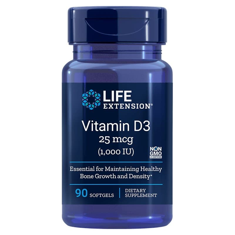 Life Extension - Vitamin D3 – Life Extension förpackning