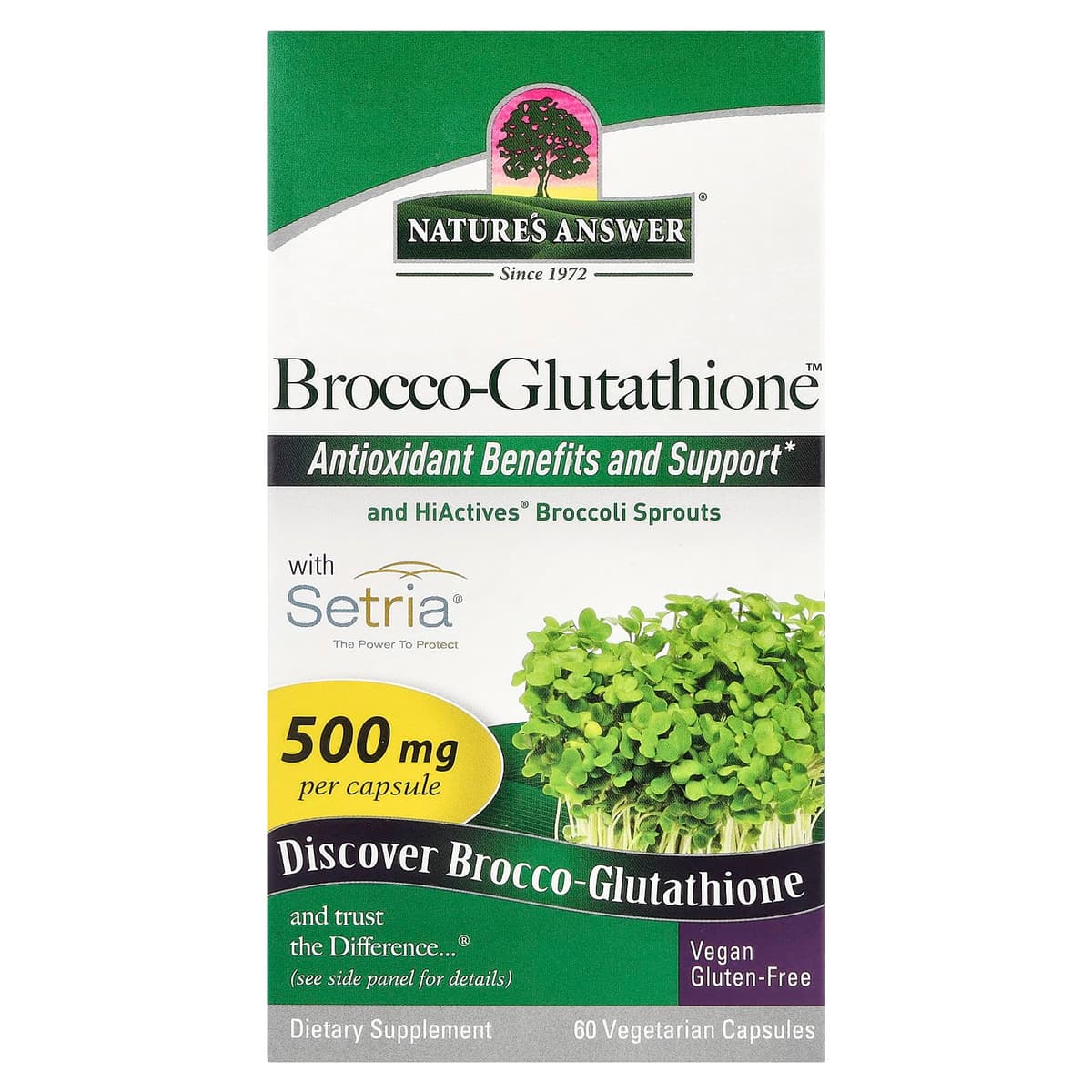 Nature'S Answer Brocco-Glutathione - 60 Vcaps