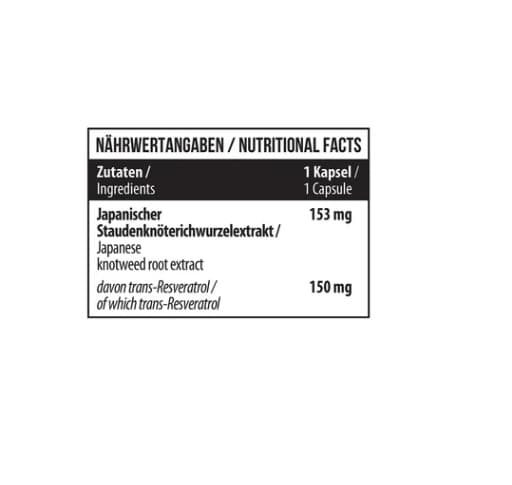 MST - Resveratrol - 60 kapsler