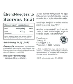 Vitaking - Folate Vitamin B9 - 60 Caps