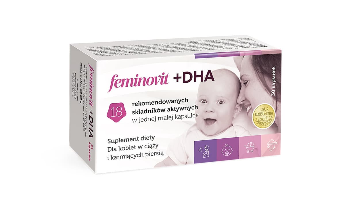 Salvum Lab - Feminovit +DHA - 30 Caps – Salvum Lab förpackning