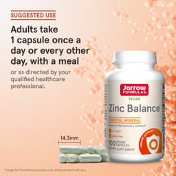 Jarrow Formulas - Zinc Balance - 100 Veggie Capsules