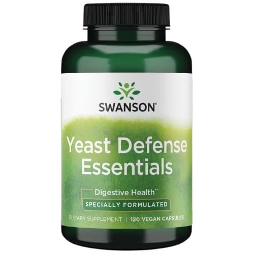 Swanson - Yeast Defense Essentials - 120 Caps – Swanson förpackning