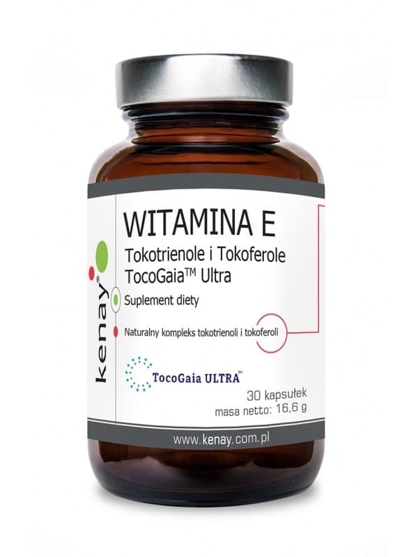 Kenay - Vitamin E Tocotrienols And Tocopherols Ultra - 30 Caps – Kenay förpackning