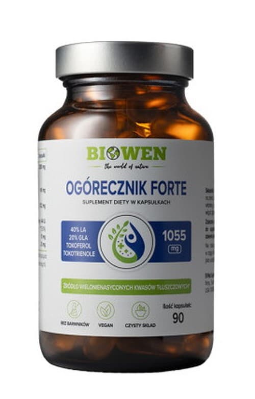 Biowen - Borage Forte - 90 Caps – Biowen förpackning