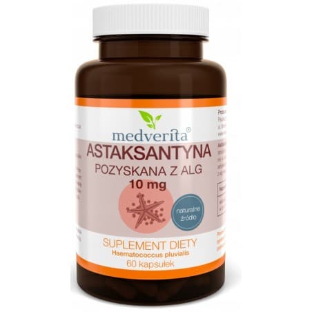 Medverita - Astaxanthin - 60 Caps – Medverita förpackning