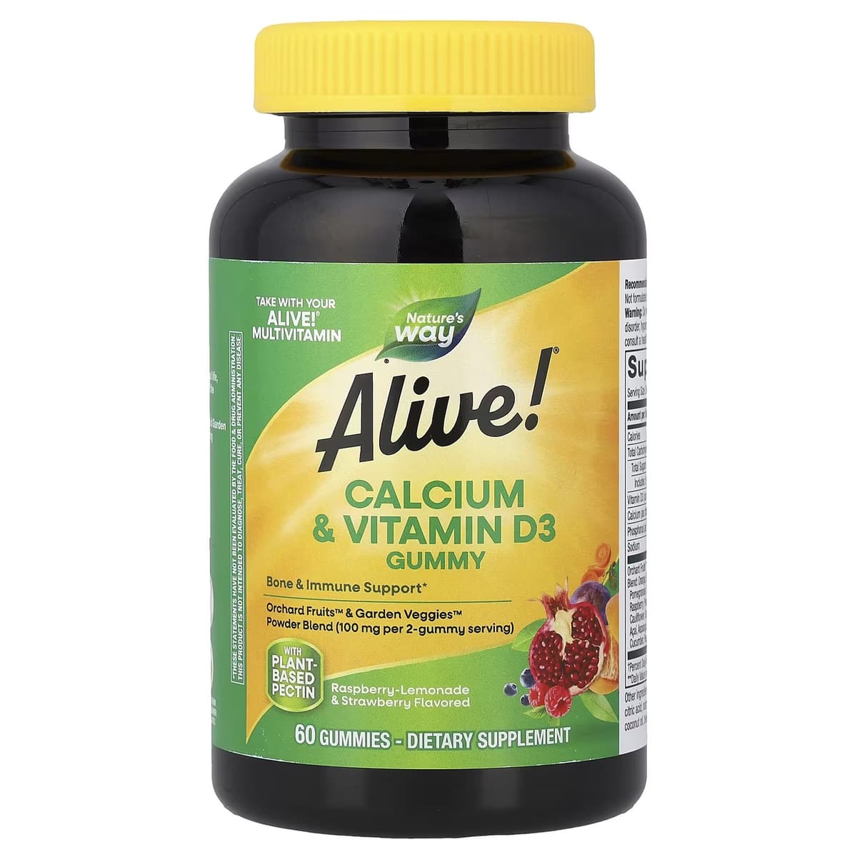 Nature'S Way - Alive! Calcium + D3 Gummies - 60 Gummies