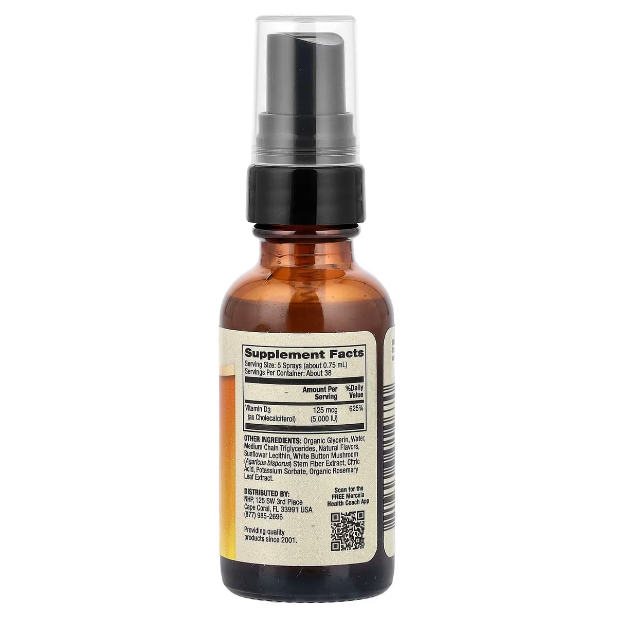 Dr. Mercola - Vitamin D3 Sunshine Mist - 29ml