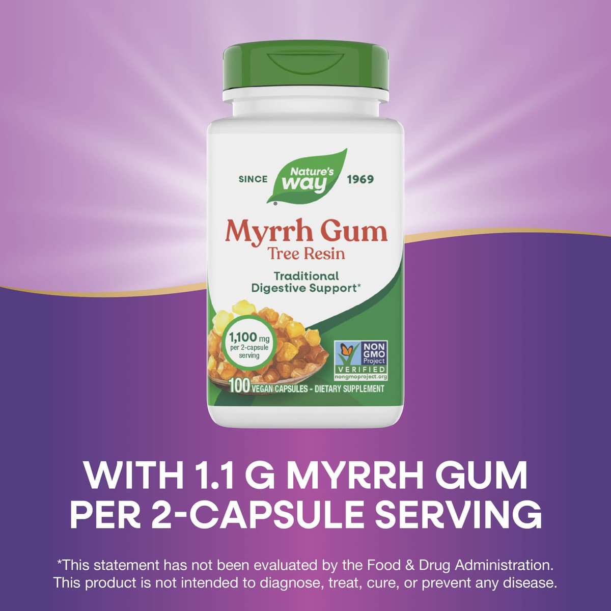 Nature'S Way - Myrrh Gum - 100 Caps