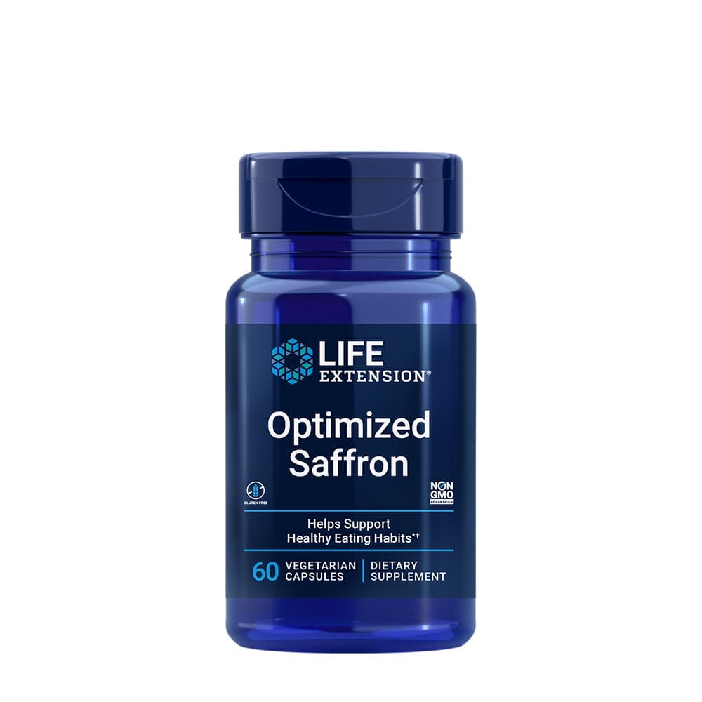 Life Extension - Optimized Saffron With Satiereal - 60 Vcaps