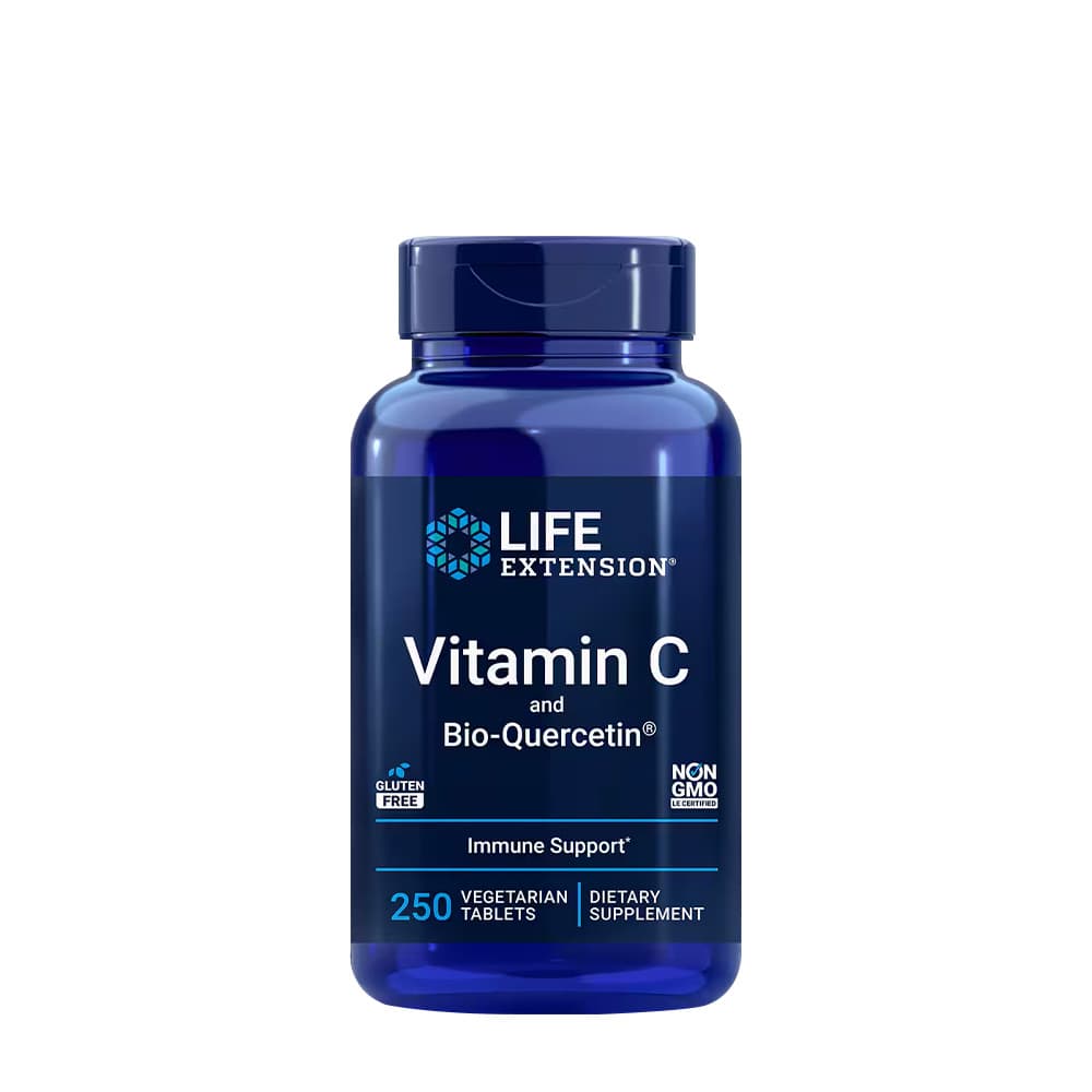 Life Extension - Vitamin C And Bio-Quercetin - 250 Tabs – Life Extension förpackning