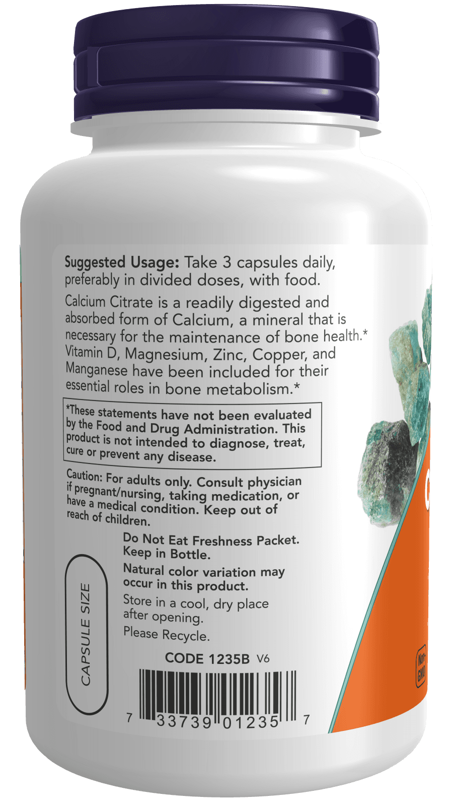 Now Foods - Calcium Citrate - 120 Vcaps