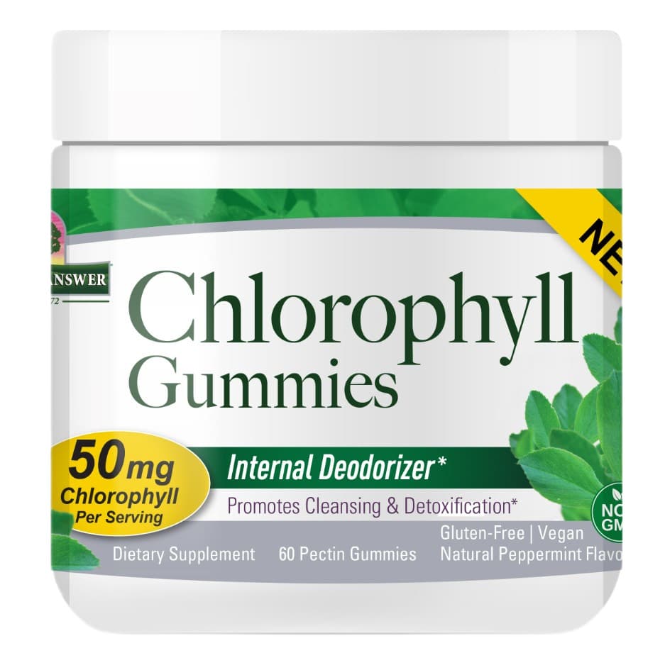 Nature's Answer - Chlorophyll Gummies - 60 Pectin Gummies