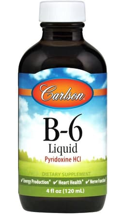 Carlson Labs - Vitamin B-6 - Pyridoxine HCL - 120ml