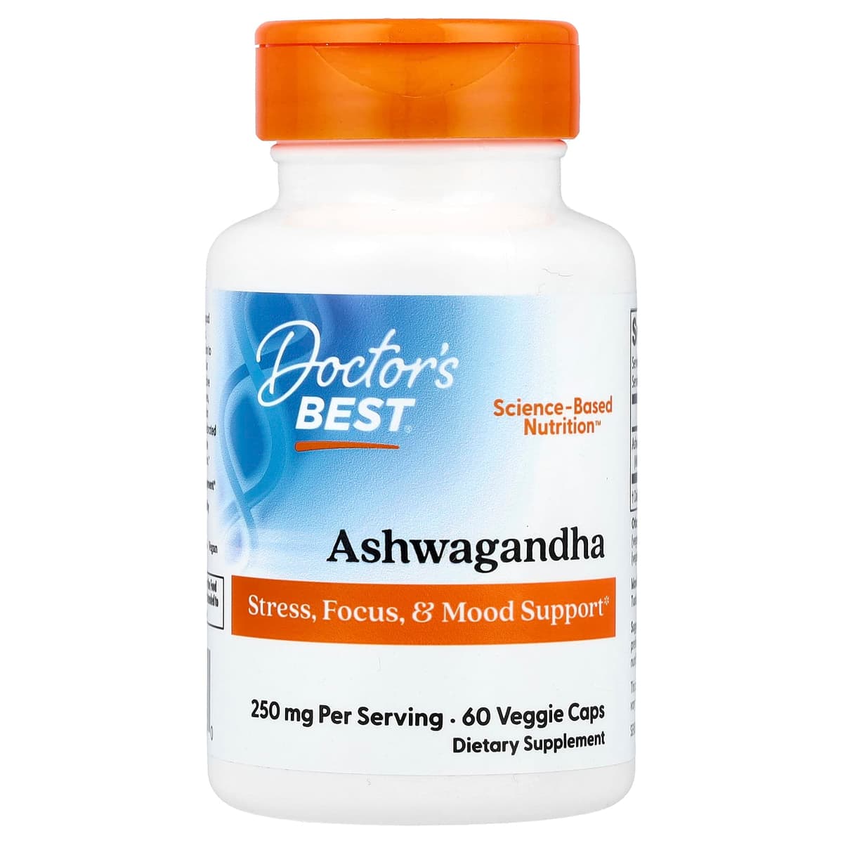 Doctor's Best - Ashwagandha - 60 Veggie Caps