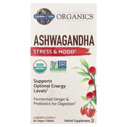 Garden Of Life - Mykind Ashwagandha - 60 Vegan Tabs