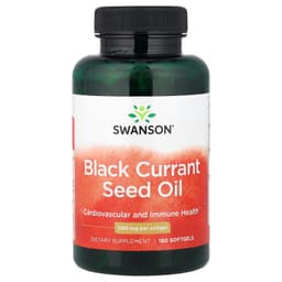 Swanson - Black Currant Seed Oil - 180 Softgels