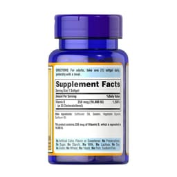 Puritan's Pride - Sunvite Mega-Potency Vitamin D3 - 100 Softgels