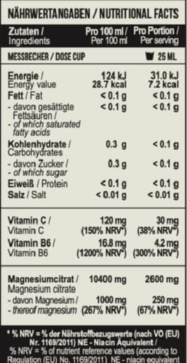 MST - Magnesiumcitrat och Vitamin B6 - 1000 ml