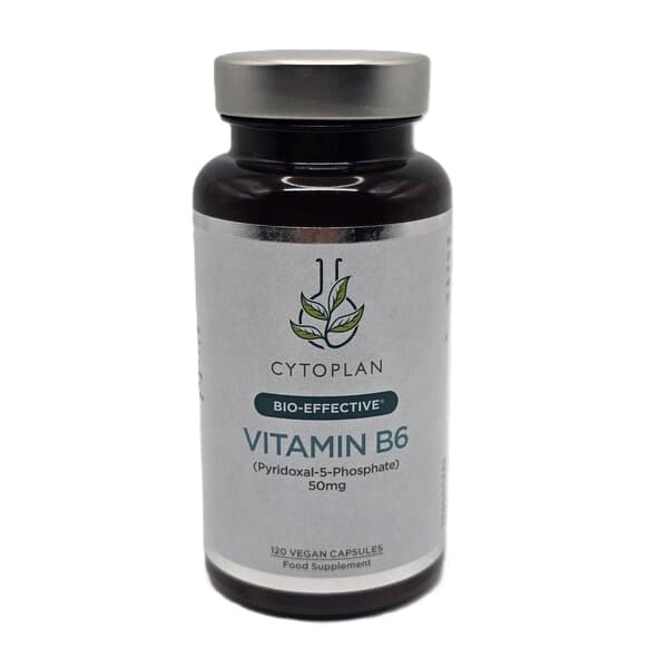 Cytoplan - Vitamin B6 50 mg, 120 vegetabilske kapsler