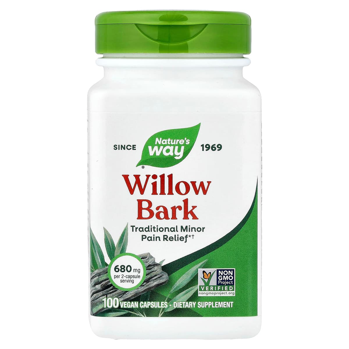 Nature'S Way - Willow Bark - 100 Vcaps