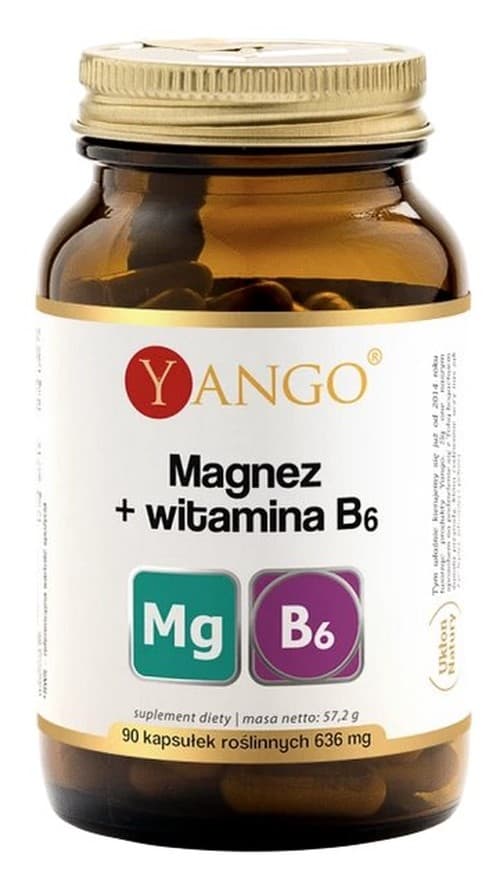Yango - Magnesium Plus Vitamin B6 - 90 Caps – Yango förpackning