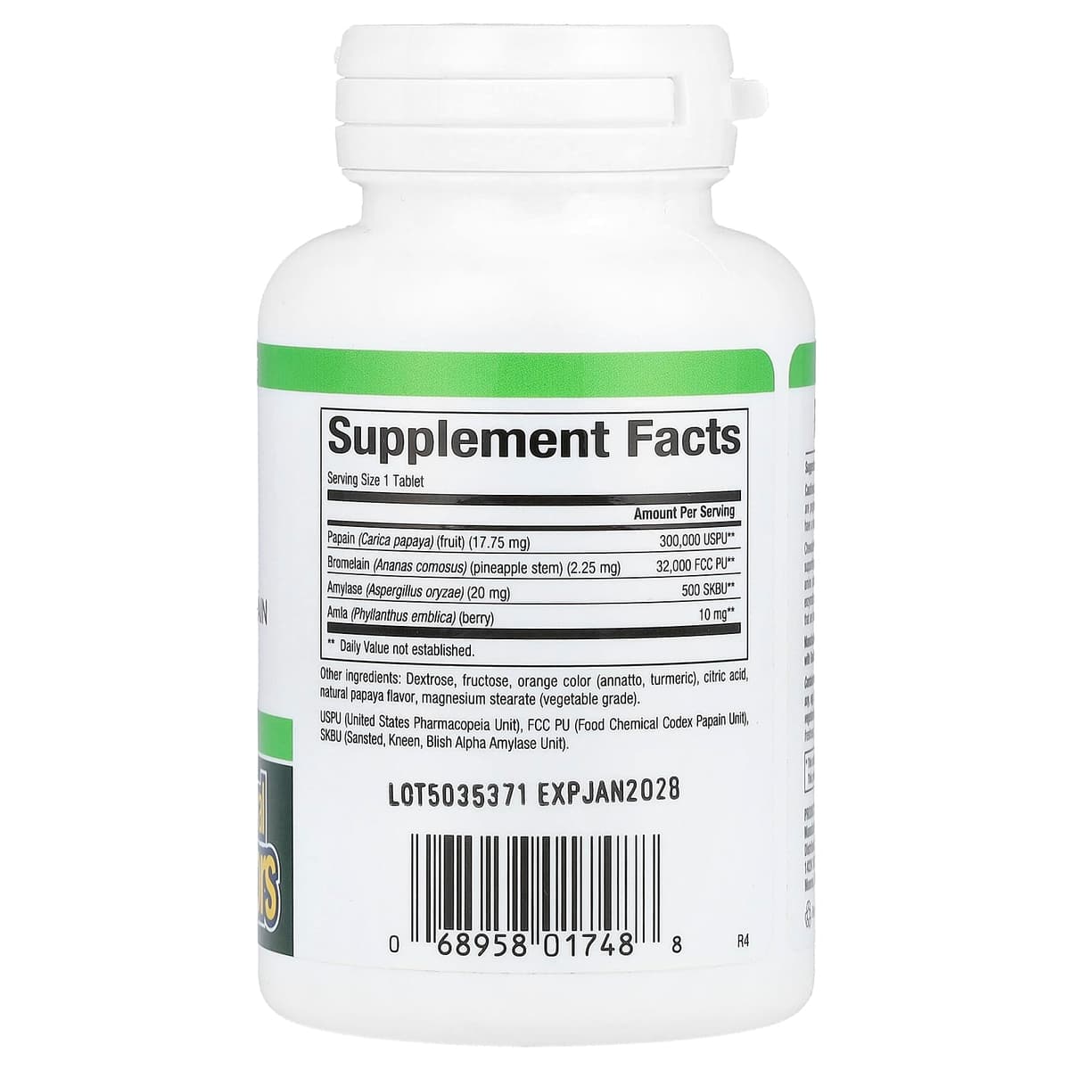 Natural Factors - Papaya Enzymes - 60 chewable tabs