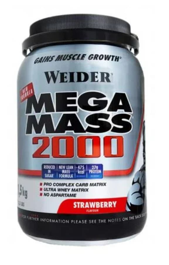 Weider - Mega Mass 2000 – Weider emballage