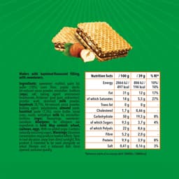 Nanosupps Hazelnut Wafers - 39g