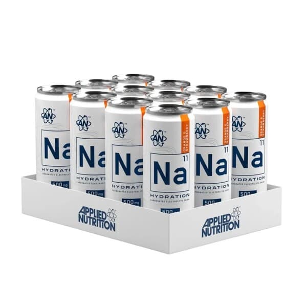 Applied Nutrition - Na11 Hydration Cans, Orange & Strawberry - 12 x 330ml.