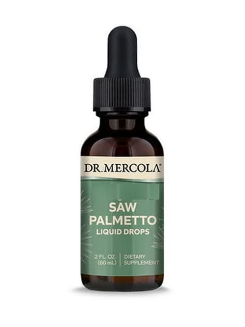 Dr. Mercola - Saw Palmetto Liquid Drops - 60ml – Dr. Mercola förpackning