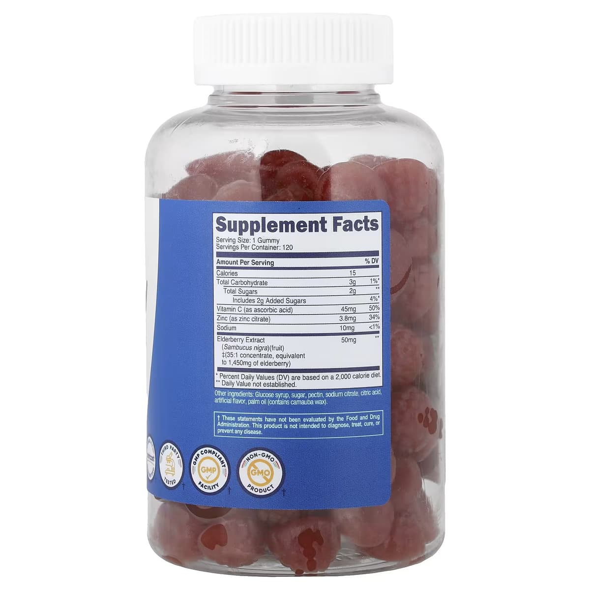 Nutricost - Kids Elderberry Gummies - 120 Gummier