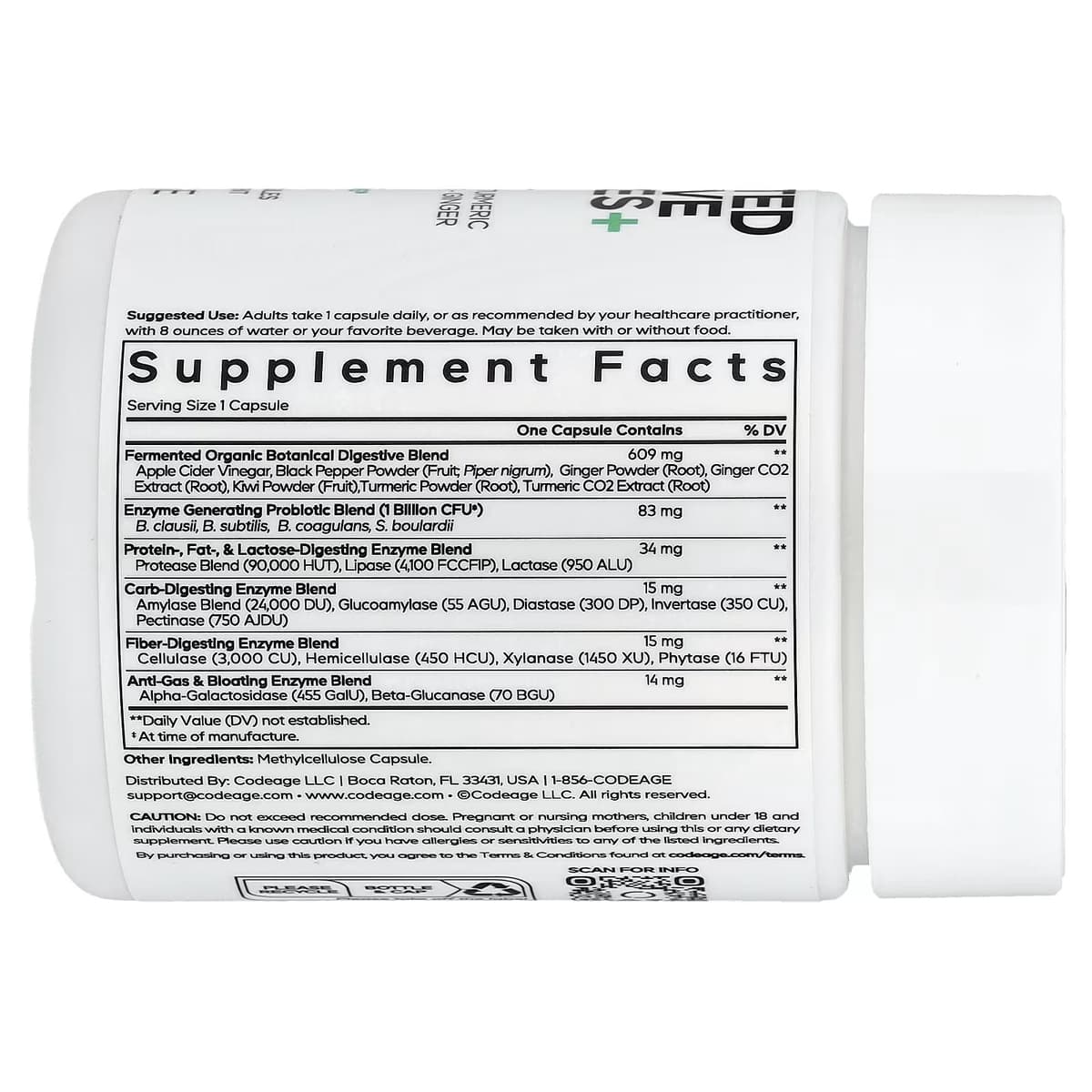 Codeage - Fermented Digestive Enzymes+