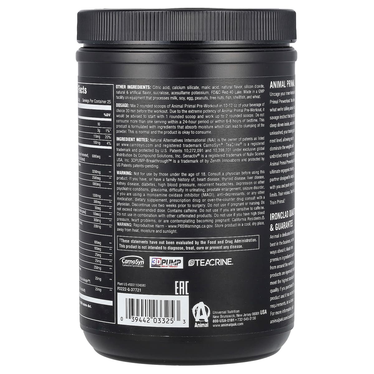 Universal Nutrition - Strawberry Watermelon - 507.5g